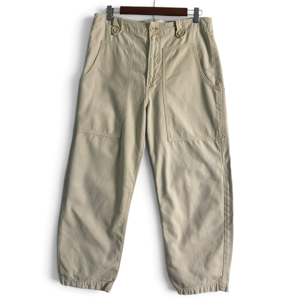 Citizens of Humanity Surplus Utility Pants Beige Women 29 Patch Pocket Khaki Tan